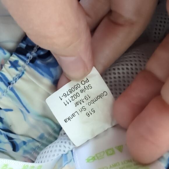 Lily Pulitzer Men's Swimsuit Capri Trunks Blue Pink Large Summer Sailing Beach L - Picture 6 of 8